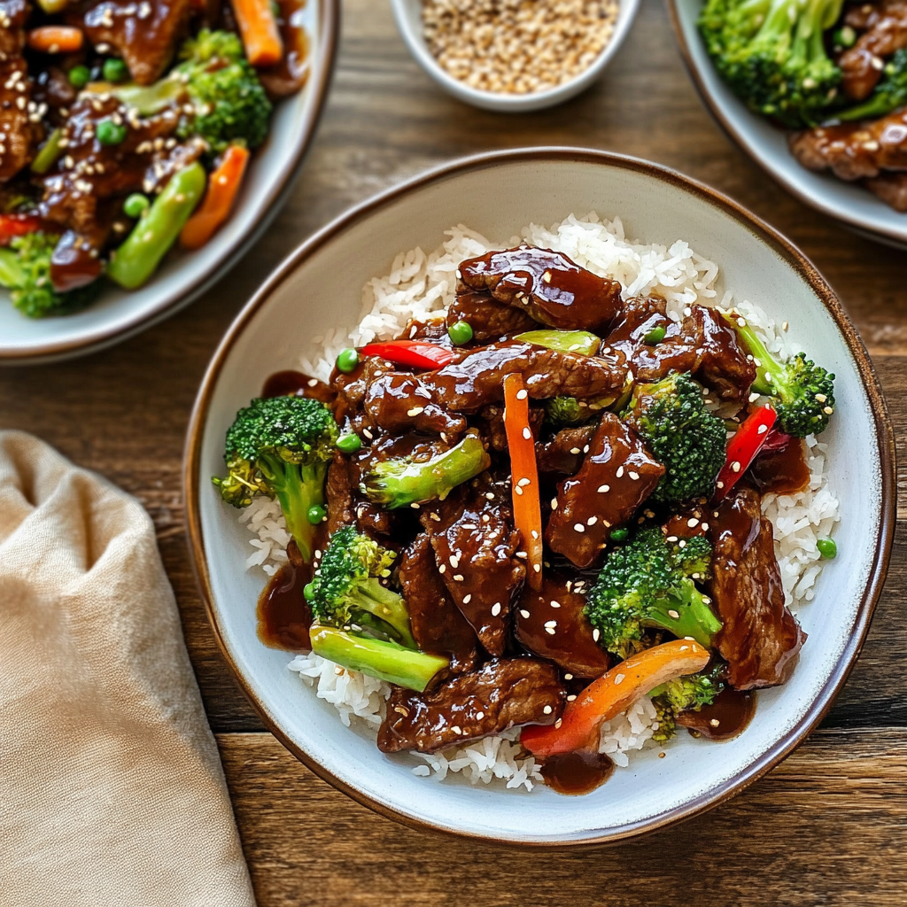 Recipe preparation for 30-Minute Beef and Broccoli Stir-Fry
