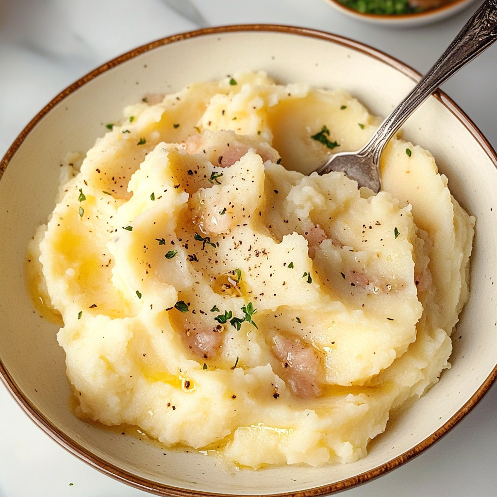 Recipe preparation for Instant Pot Mashed Potatoes (Thanksgiving Game Changer)