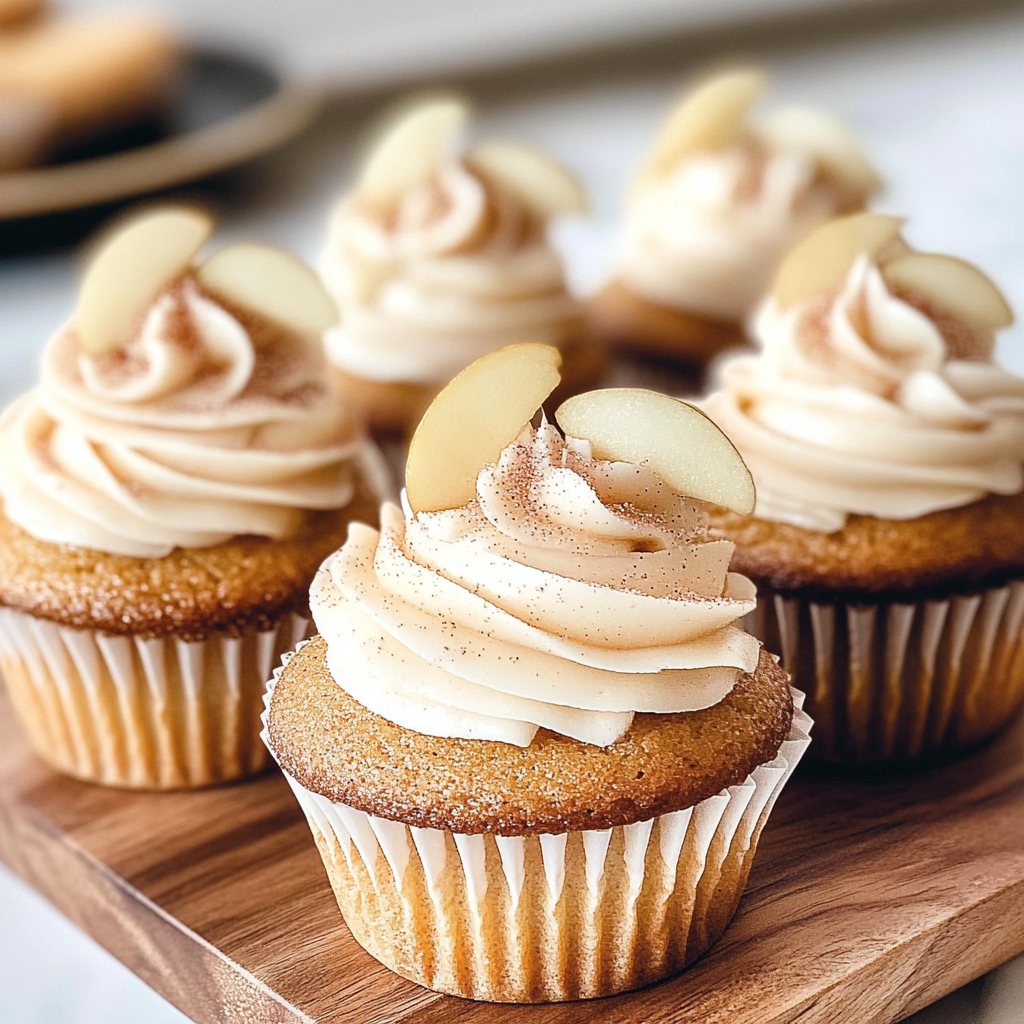 Recipe preparation for Apple Cider Cupcakes