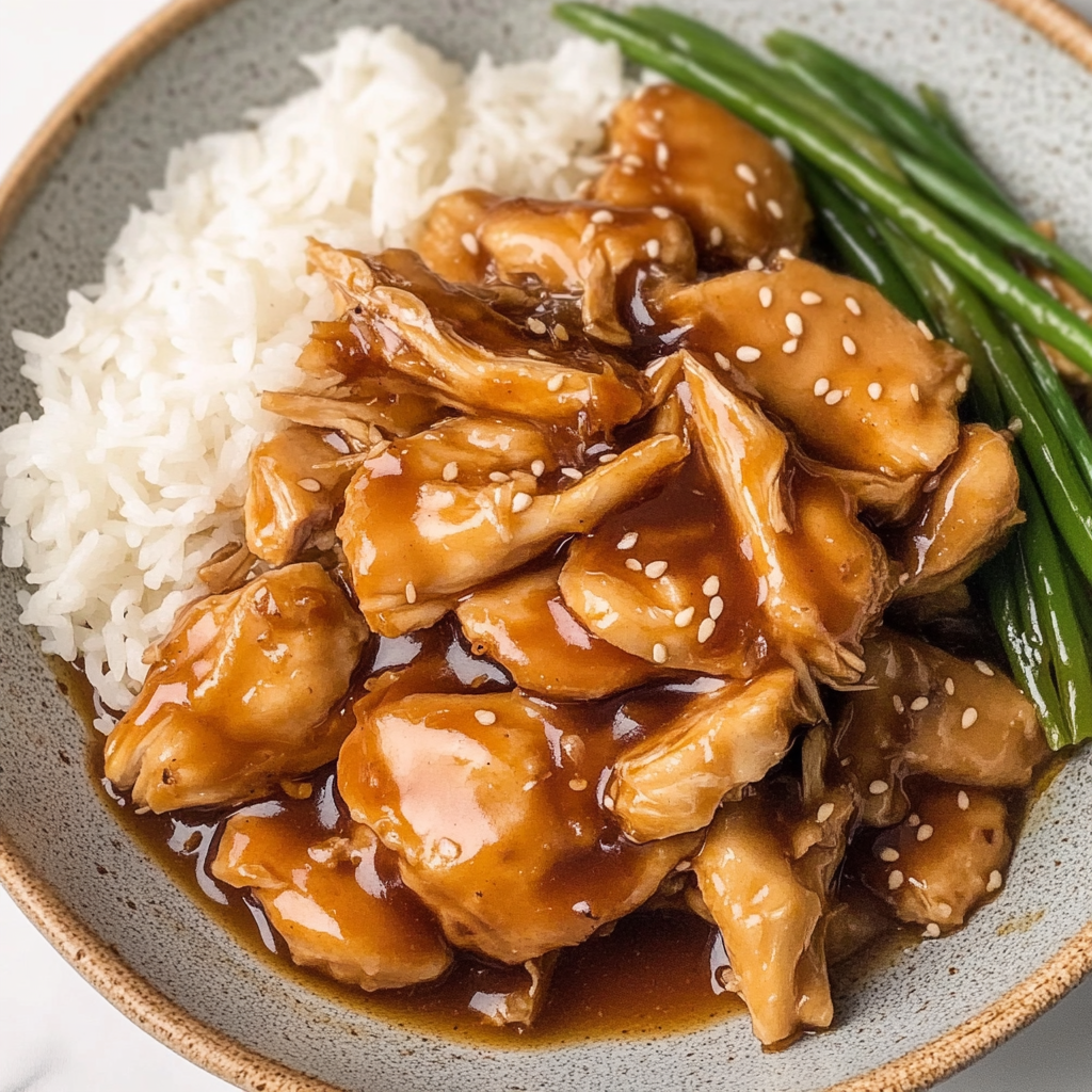 Recipe preparation for Slow Cooker Honey Garlic Chicken