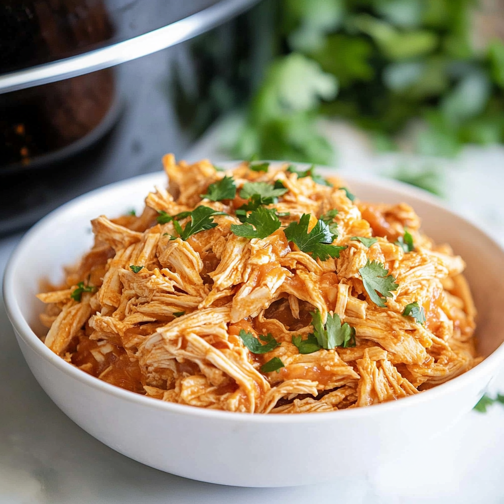 Recipe preparation for Instant Pot Buffalo Ranch Shredded Chicken