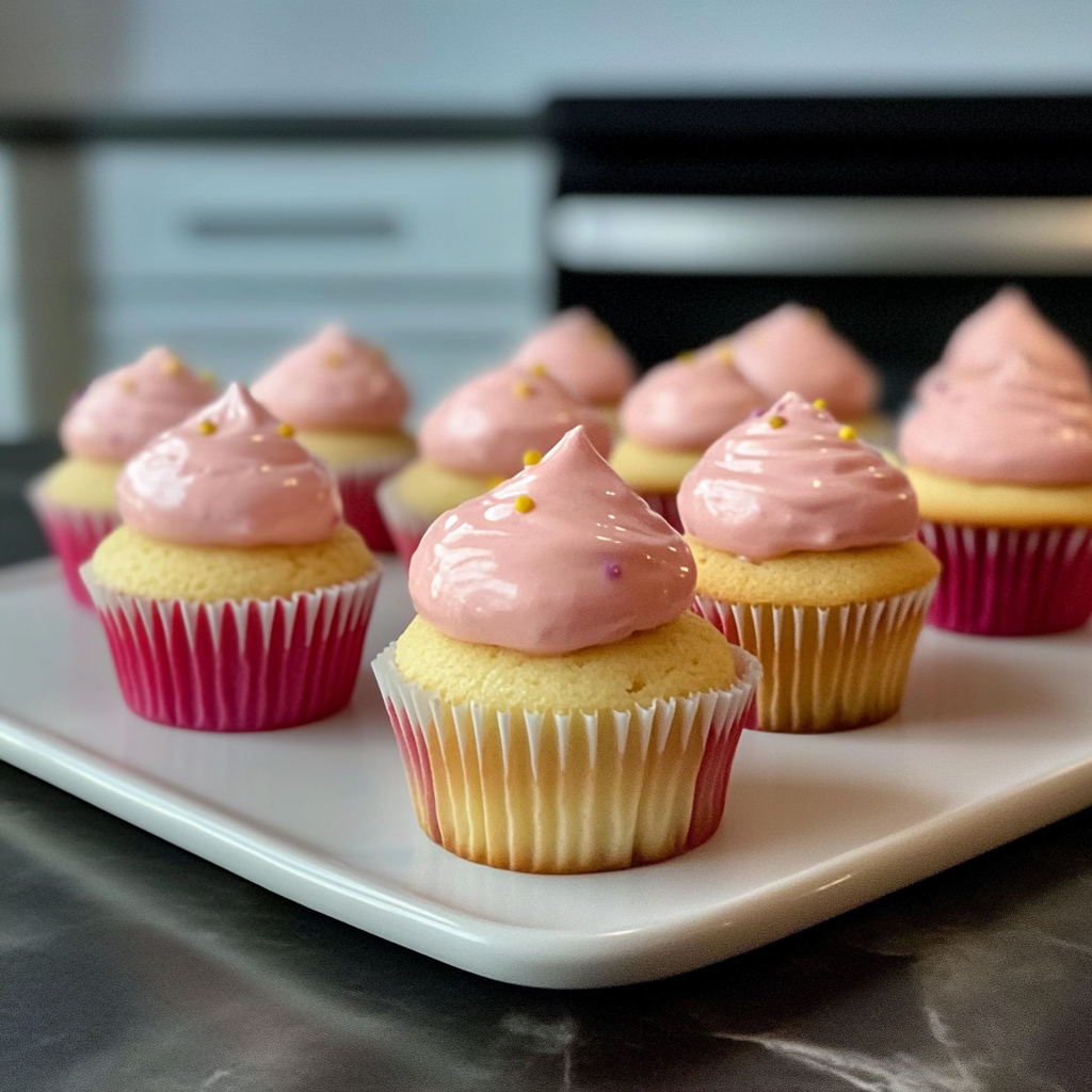 Recipe preparation for Copycat Magnolia Bakery Cupcakes