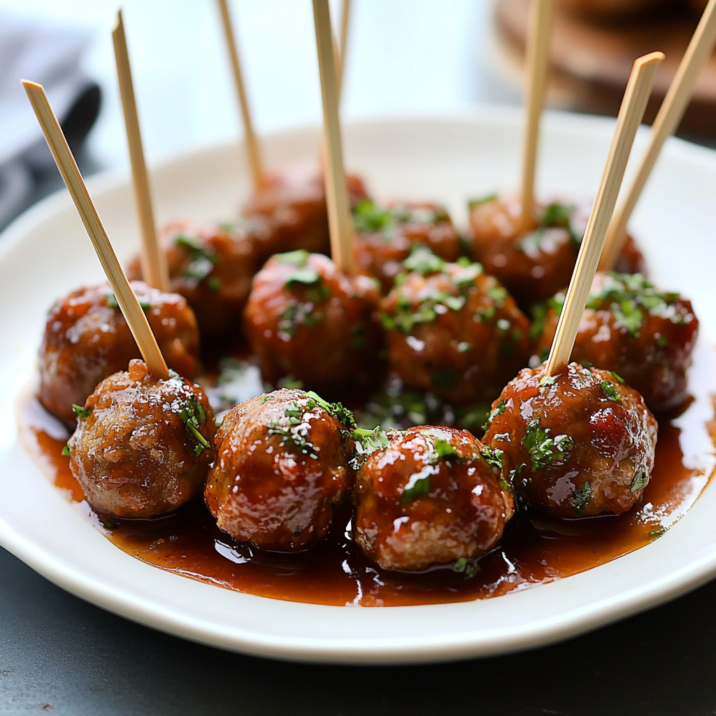 Recipe preparation for cocktail meatballs