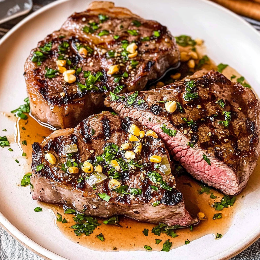 Recipe preparation for sirloin steak