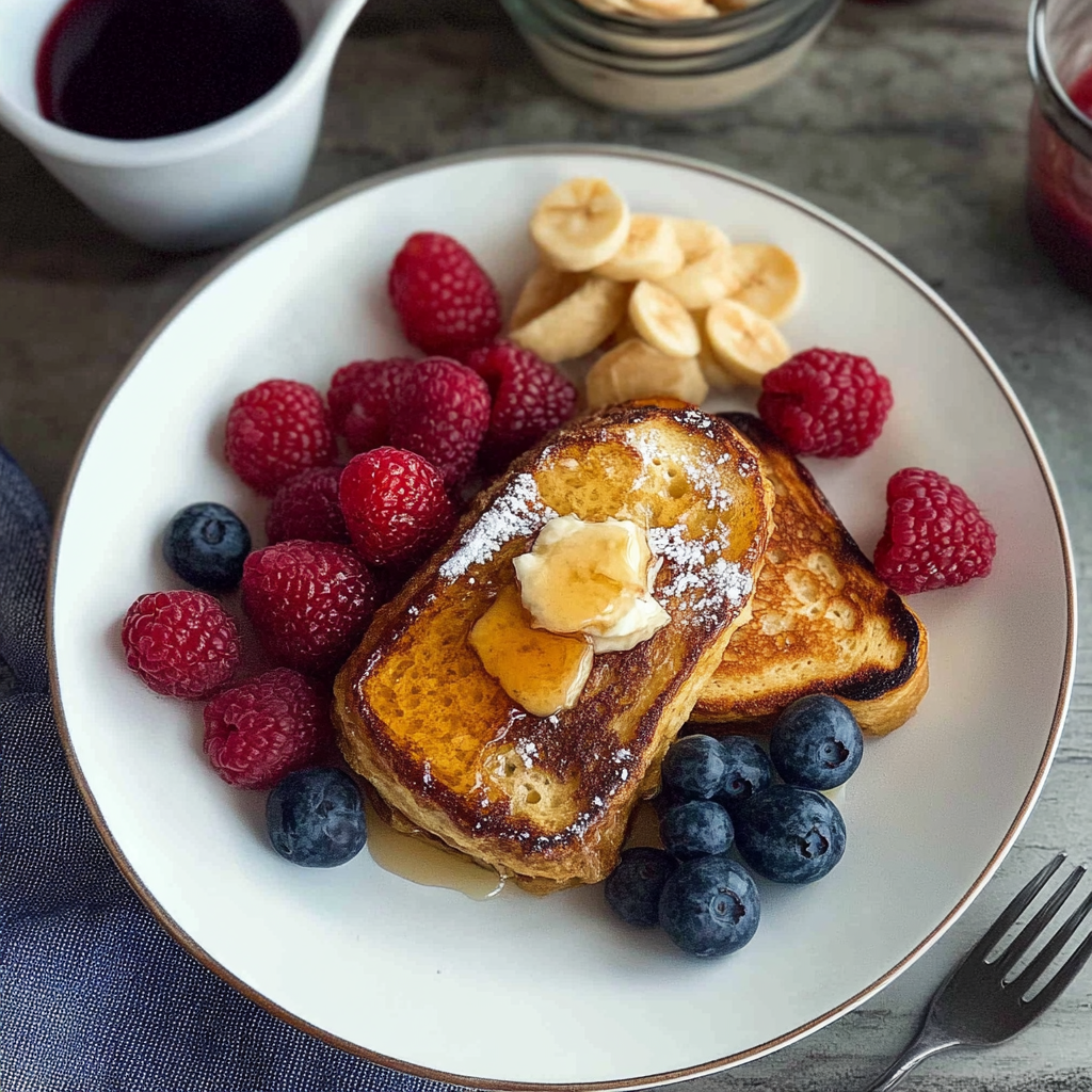 Recipe preparation for sourdough French toast
