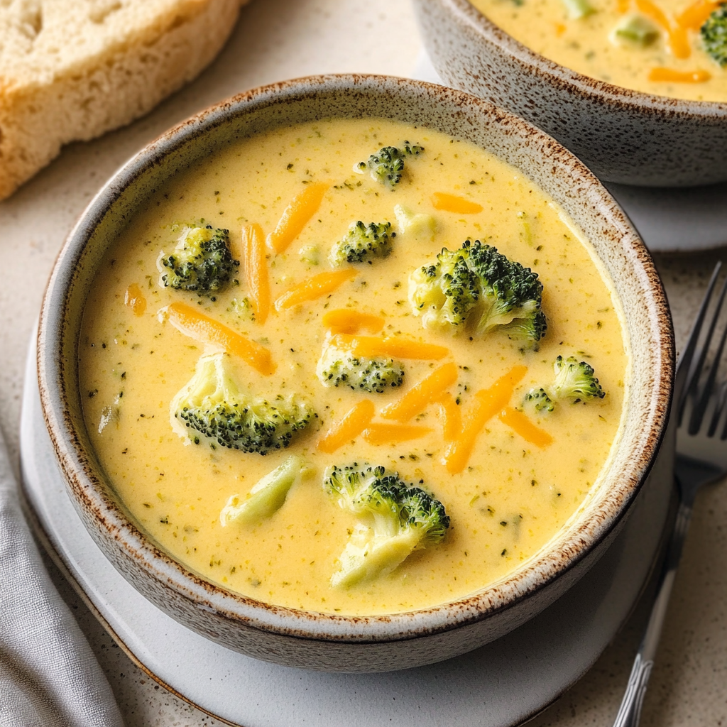 Recipe preparation for Panera Broccoli Cheddar Soup