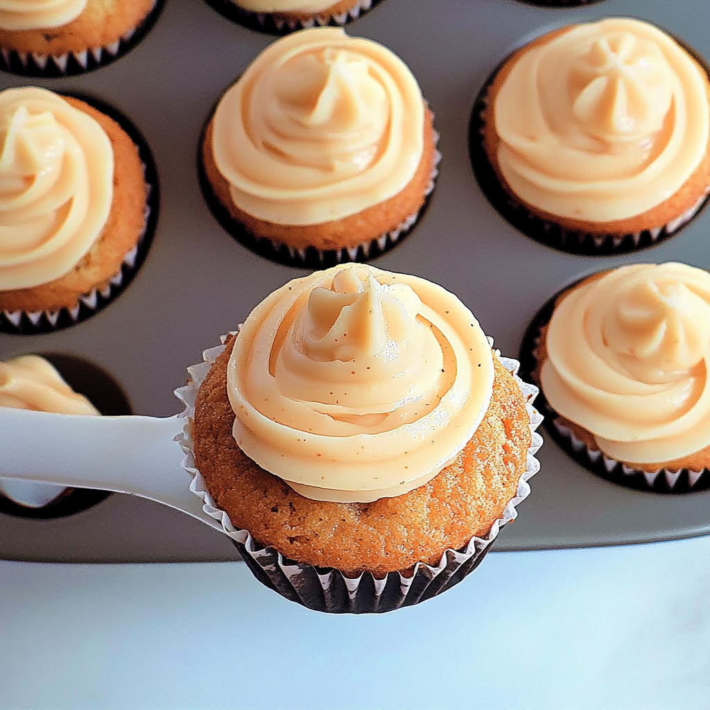 Recipe preparation for Apple Cupcakes with Maple Buttercream