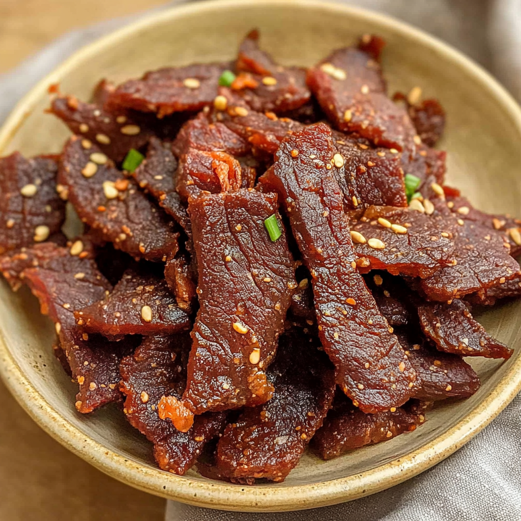 Recipe preparation for Beef Jerky