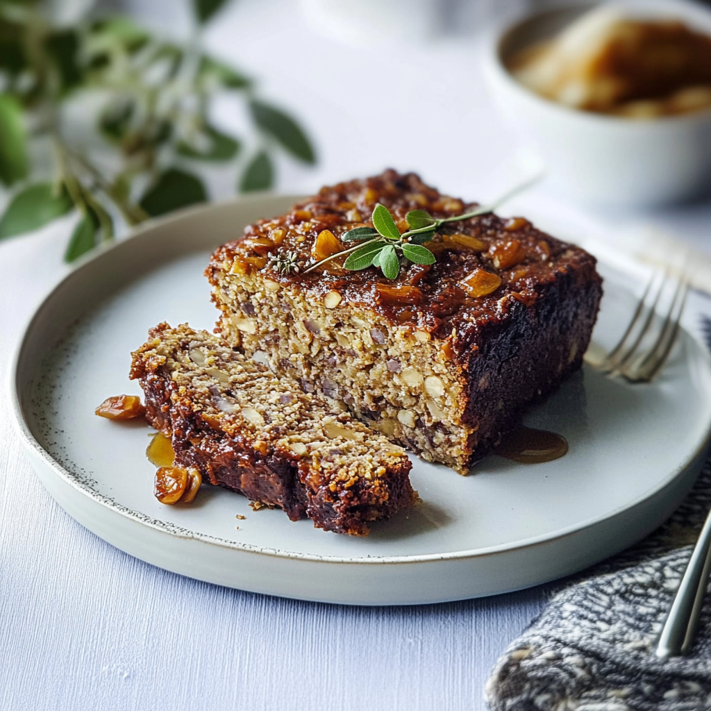 Recipe preparation for Nut Roast (Vegetarian)