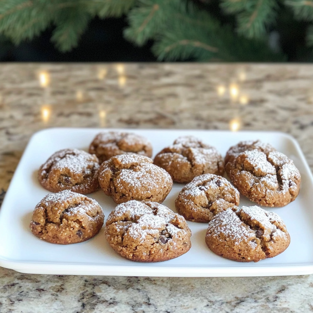Recipe preparation for Spicy Gingerbread Granola Cookies