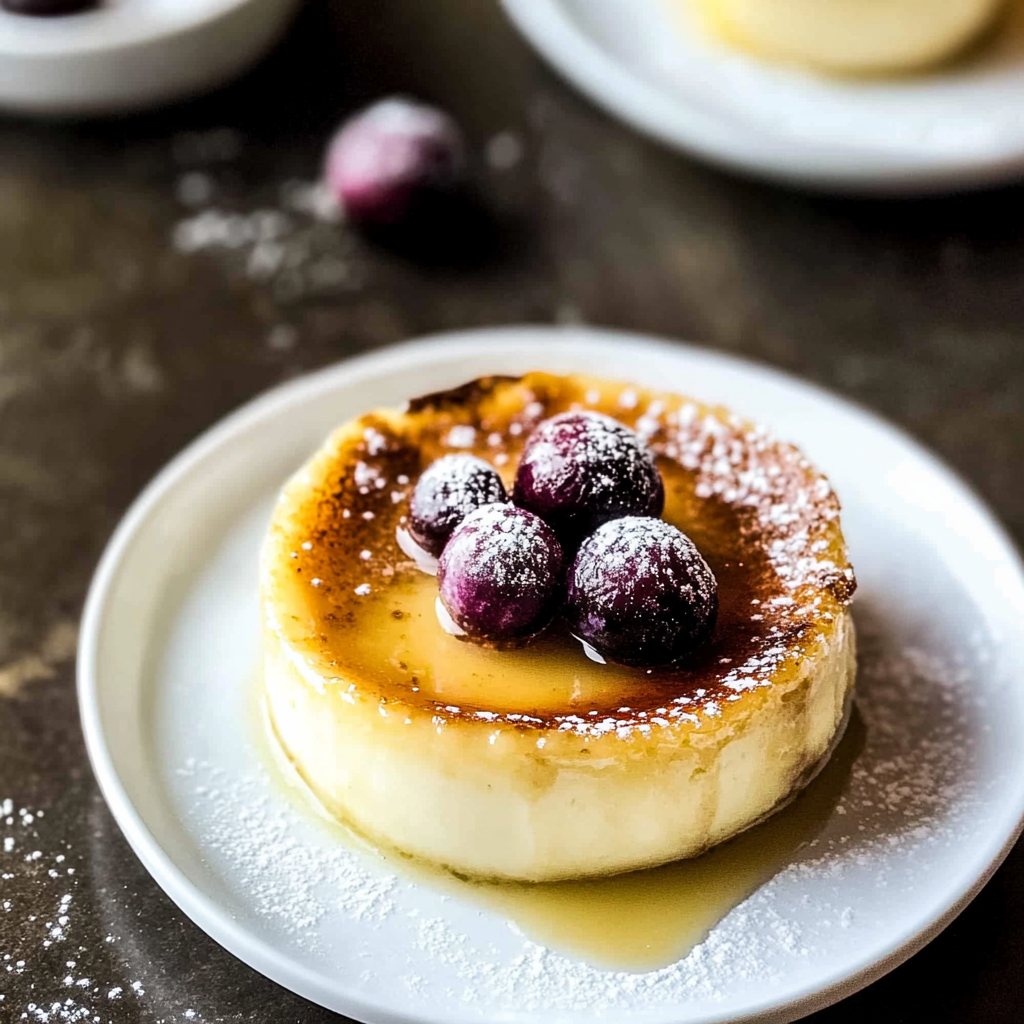 Recipe preparation for Eggnog Crème Brûlée