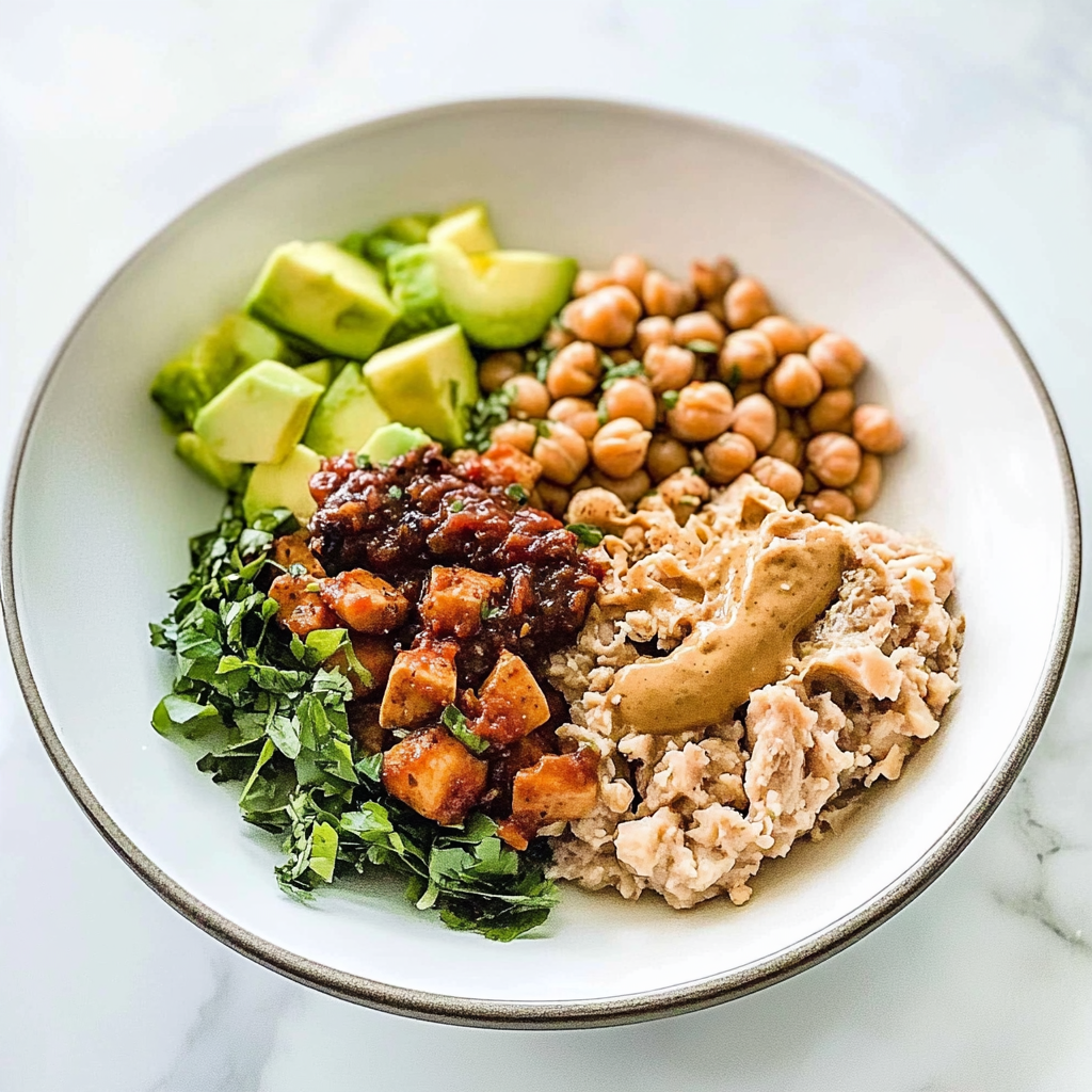 Recipe preparation for Meal Prep Tuna Chickpea Bowls