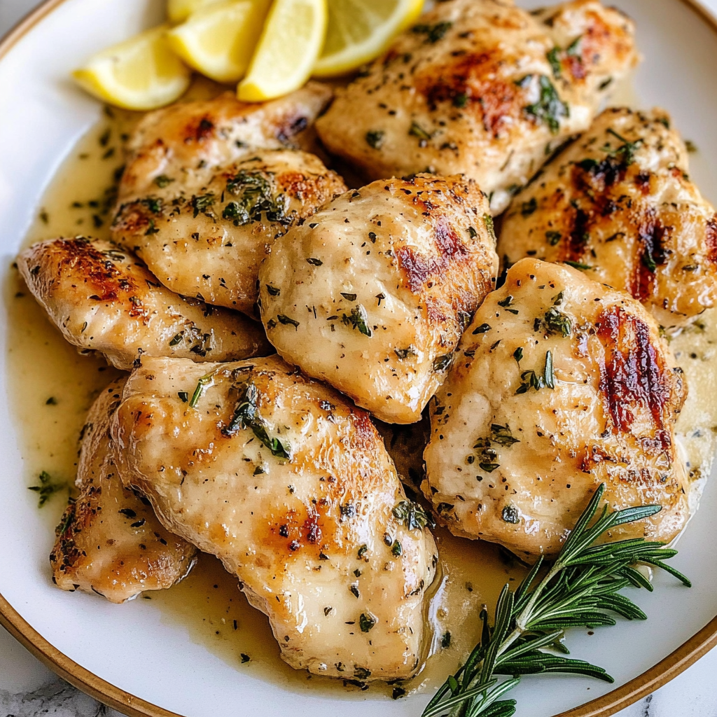 Recipe preparation for Lemon Herb Chicken
