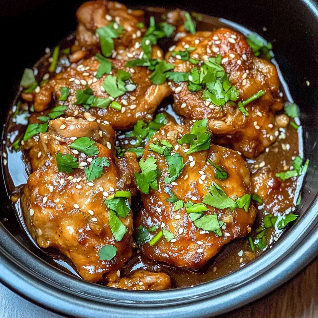 Recipe preparation for Slow Cooker Mongolian Chicken