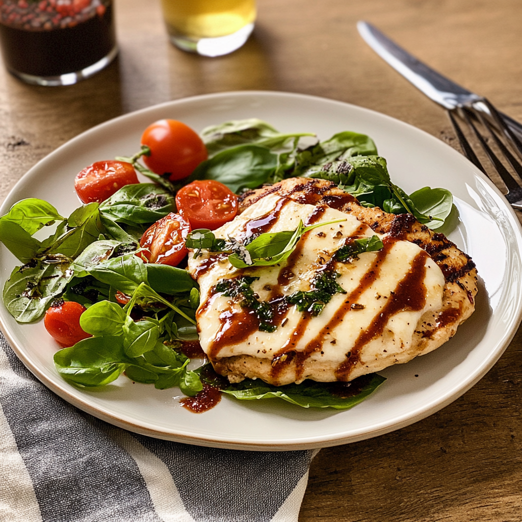 Recipe preparation for Chicken Caprese Sheet Pan