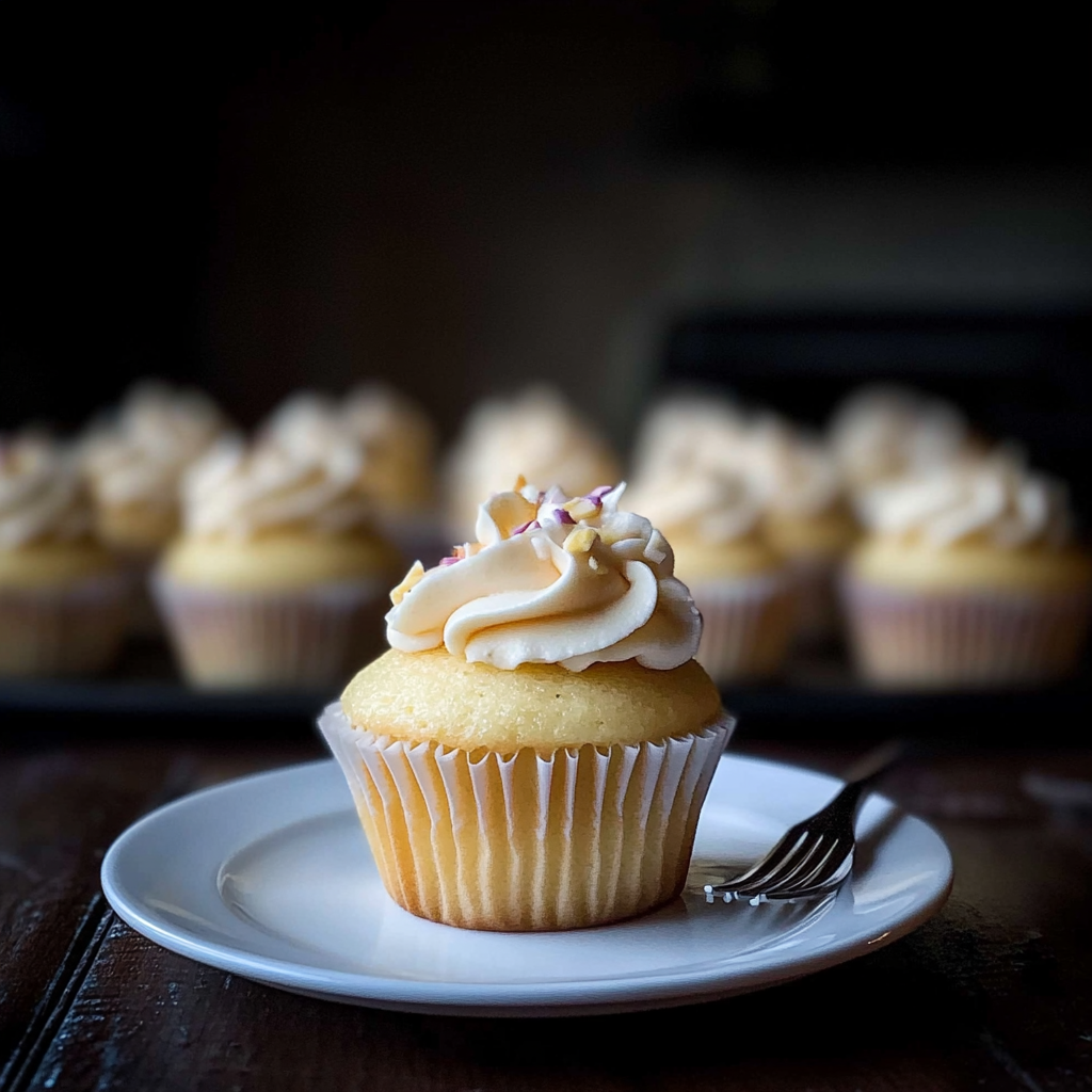 Recipe preparation for Maple Whisky Cupcakes
