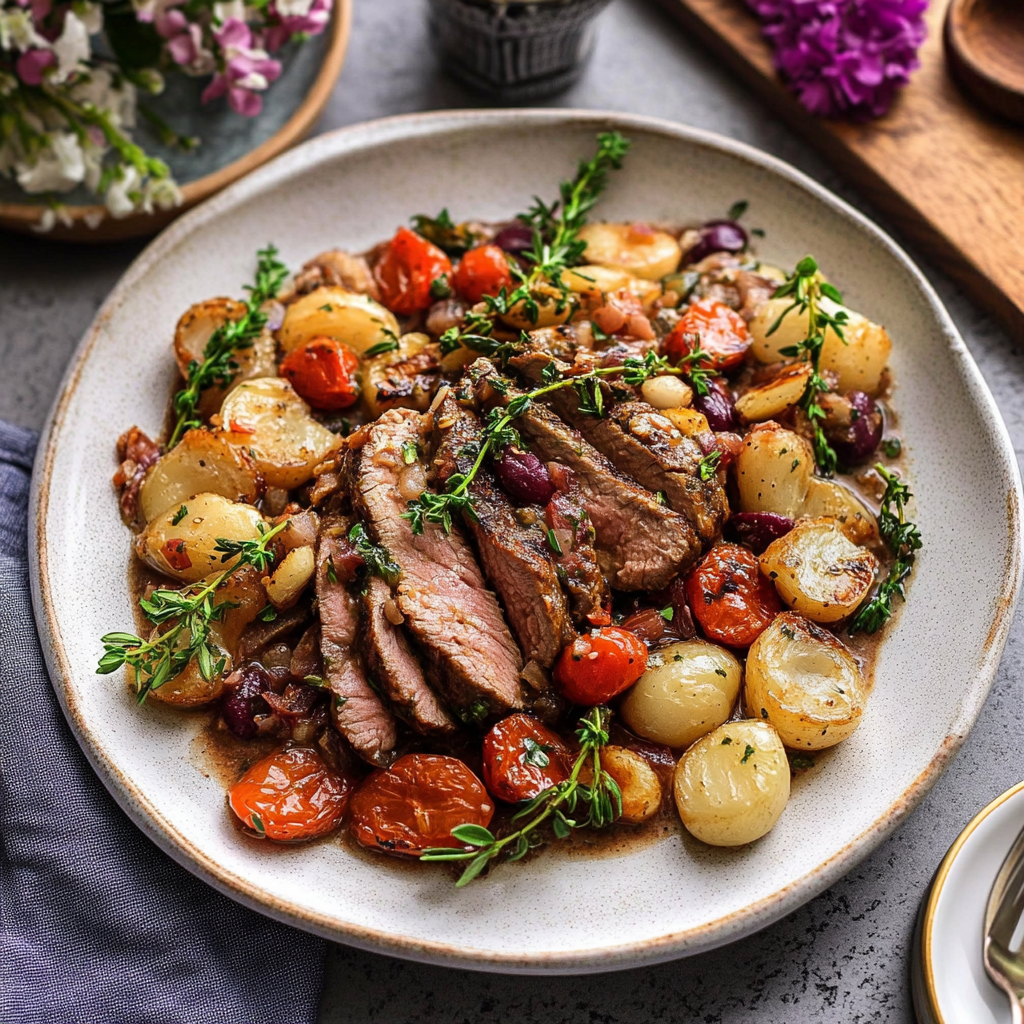 Recipe preparation for Cozy Slow Cooker Holiday Stew