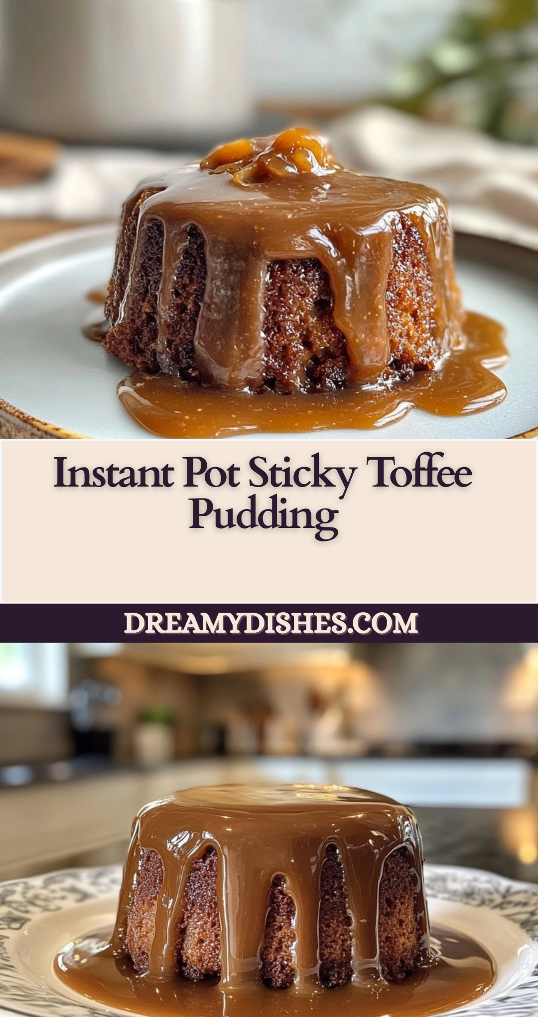 Instant Pot Sticky Toffee Pudding