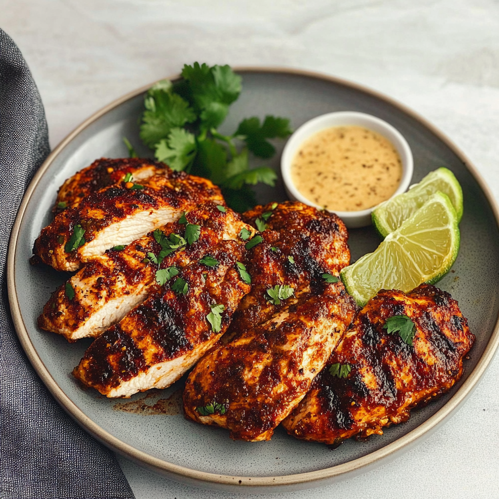Recipe preparation for blackened chicken