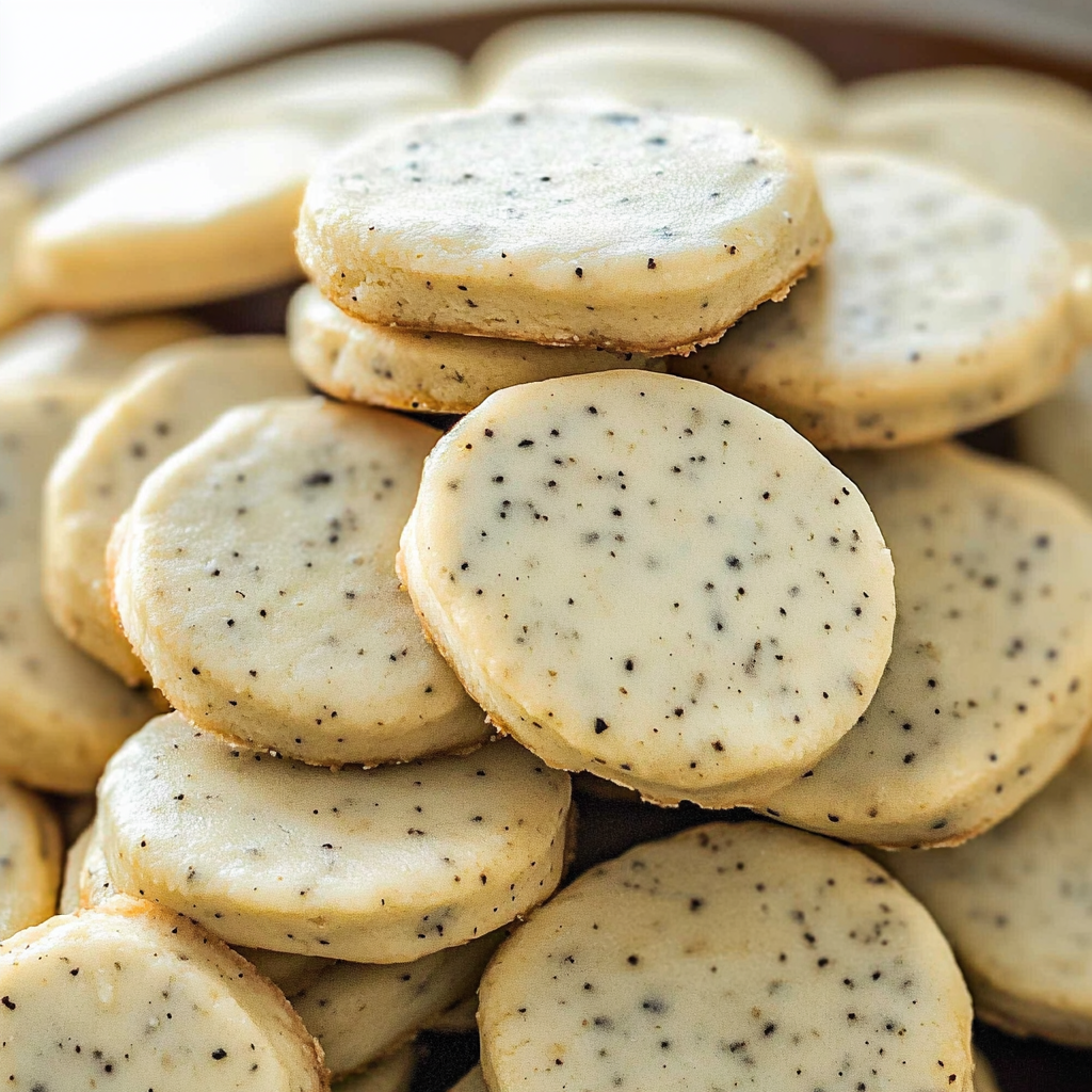Recipe preparation for Earl Grey Tea Shortbread Cookies