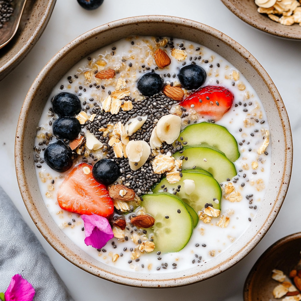 Recipe preparation for Overnight Chia Muesli