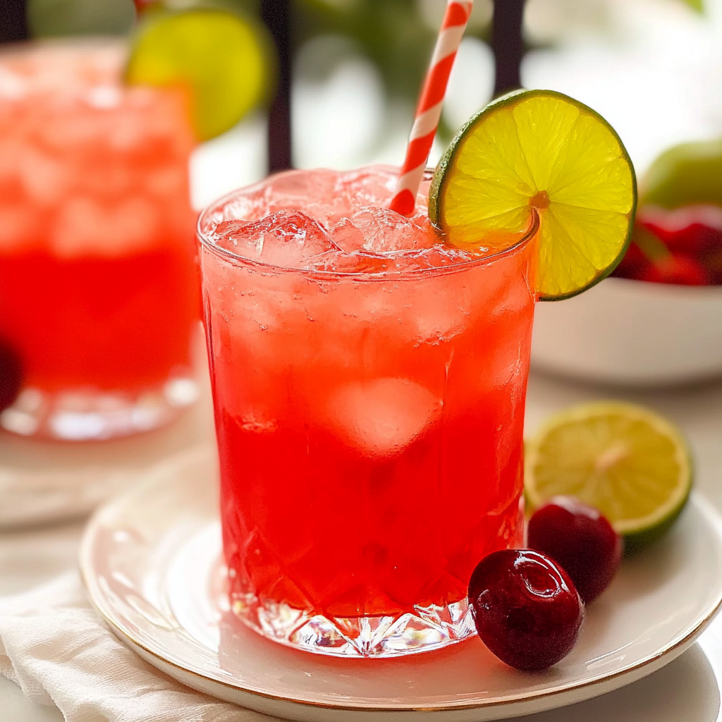 Recipe preparation for Copycat Sonic Cherry Limeade