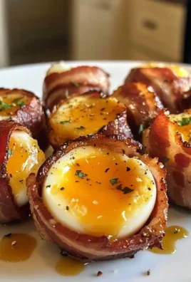 Bacon Wrapped Egg Bites