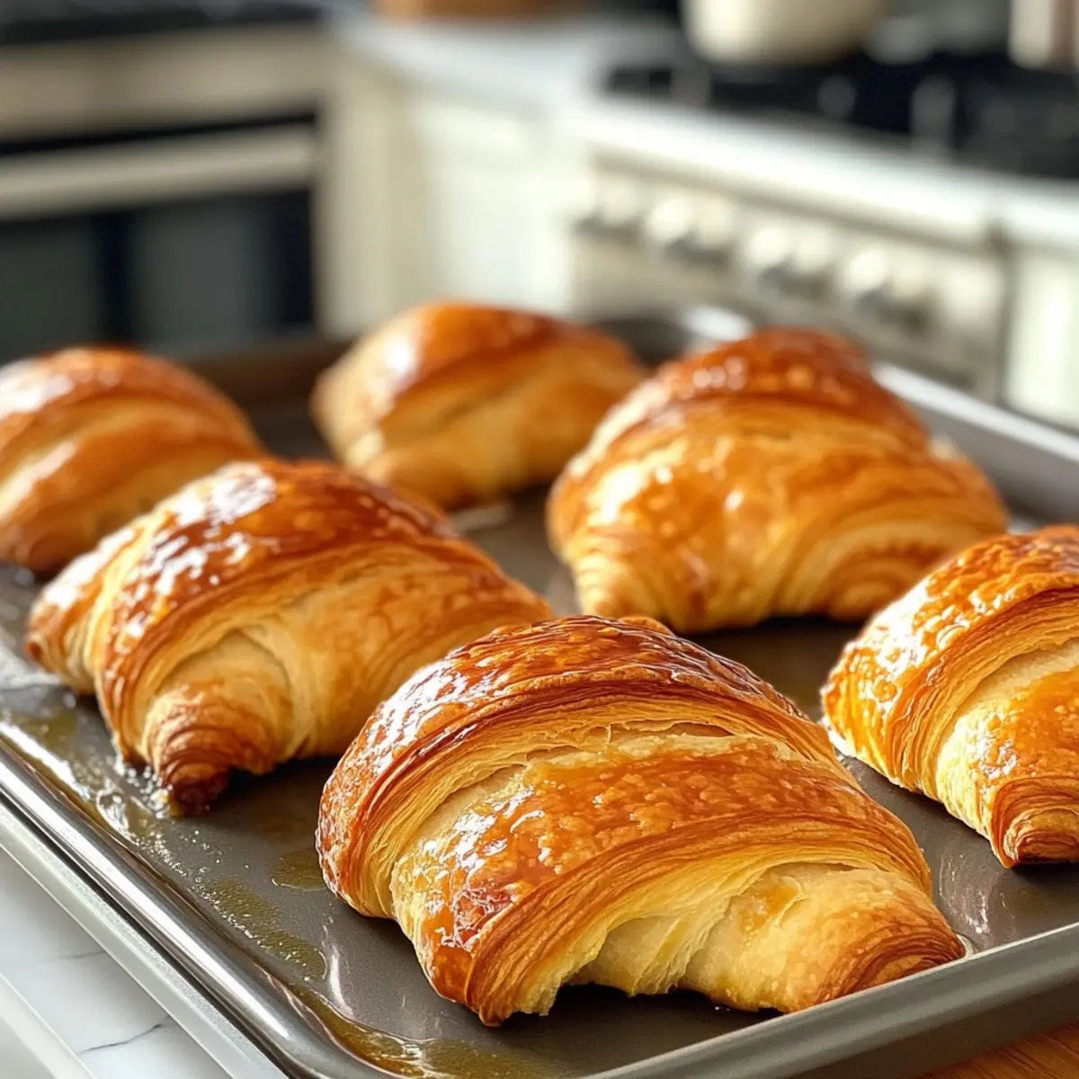 Sheet Pan Breakfast Croissants