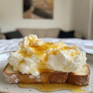 Whipped Ricotta and Honey Toast