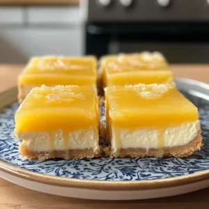 Lemon Curd Cheesecake Bars