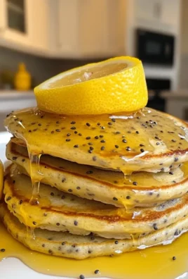 Lemon Poppy Seed Protein Pancakes