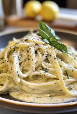 Lemon Basil Cream Pasta