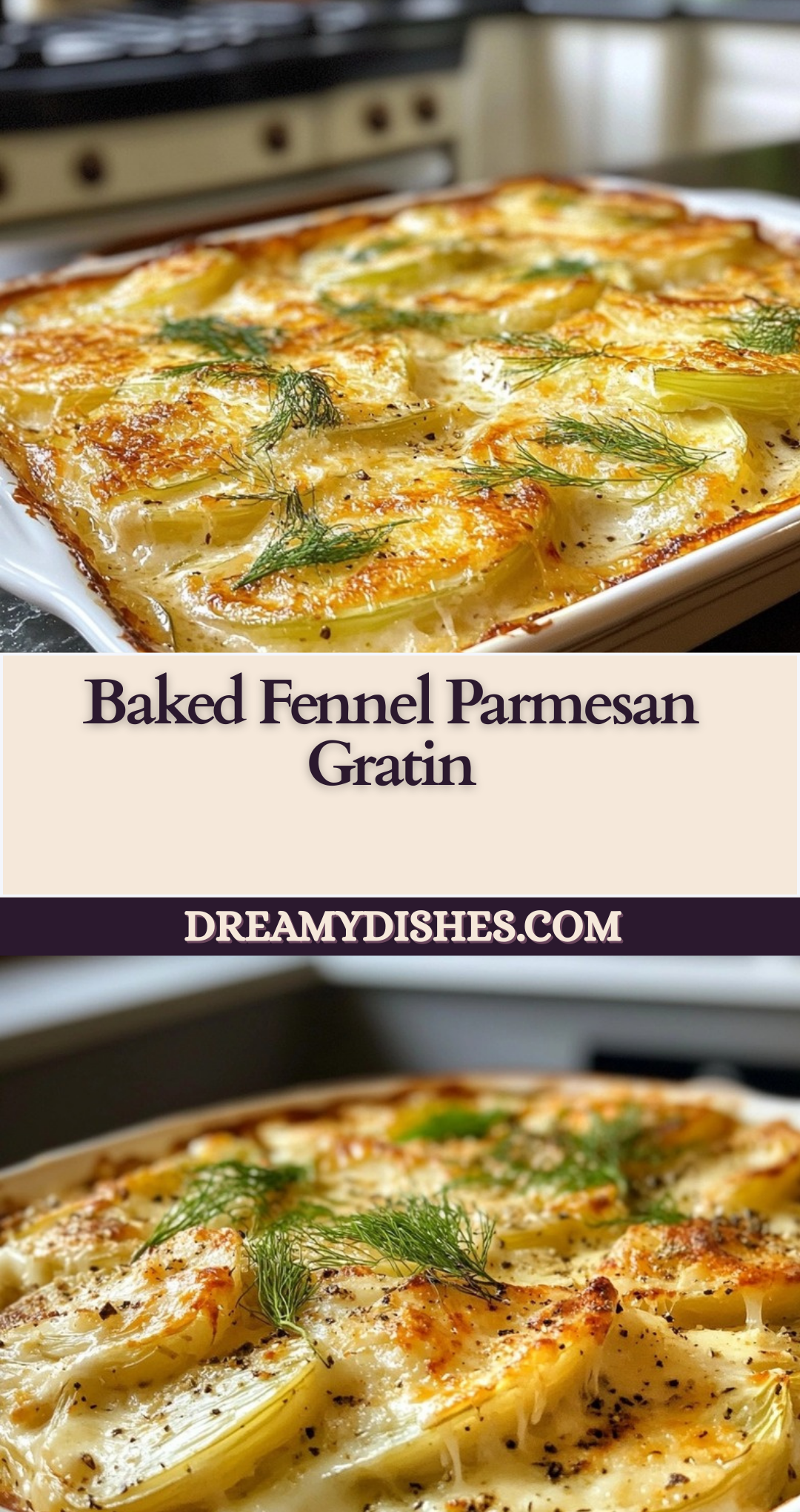 Baked Fennel Parmesan Gratin
