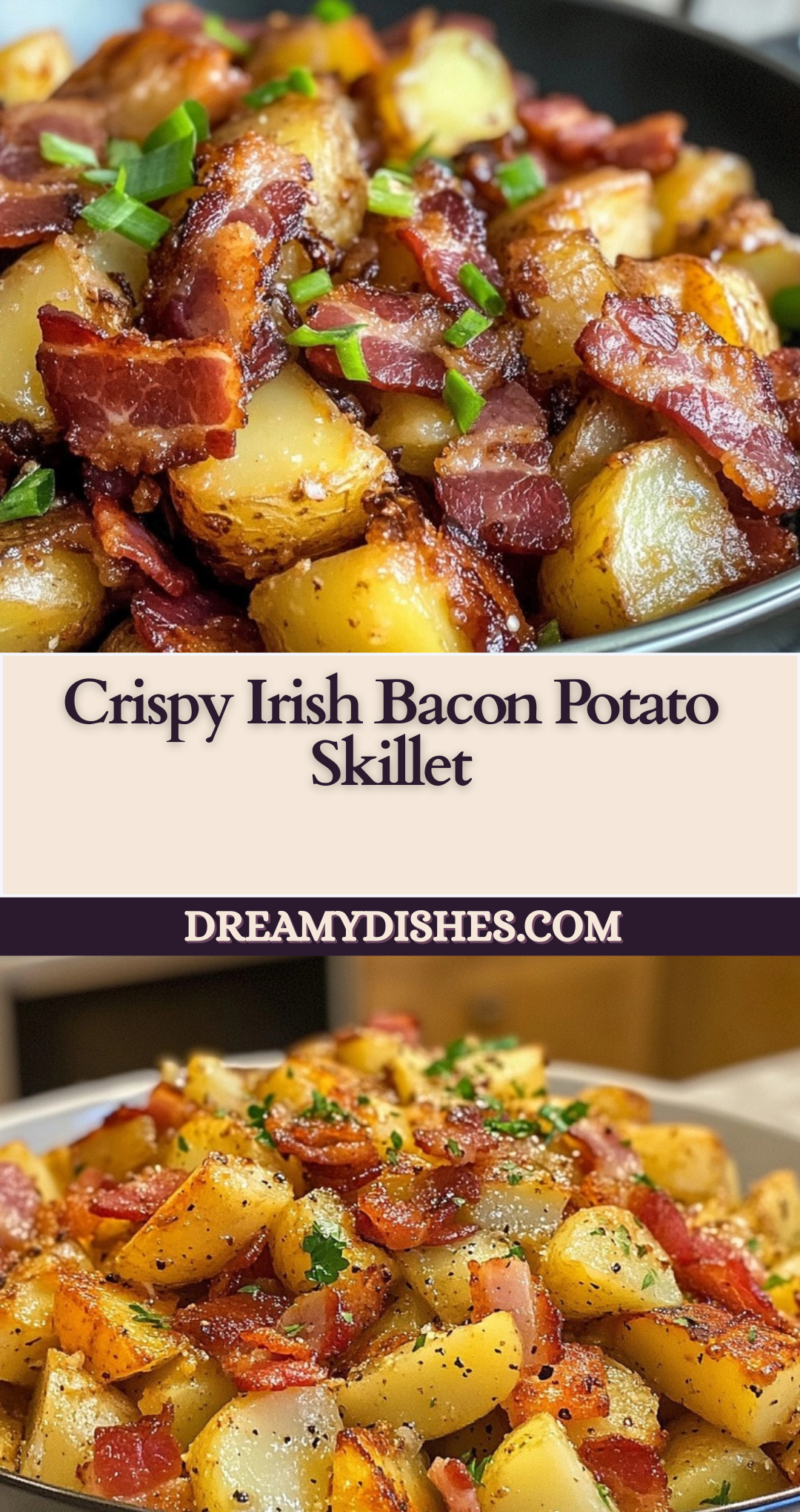 Crispy Irish Bacon Potato Skillet