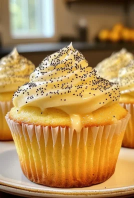 Lemon Poppy Seed Cupcakes