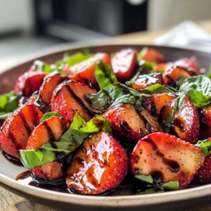 Strawberry Balsamic Salad
