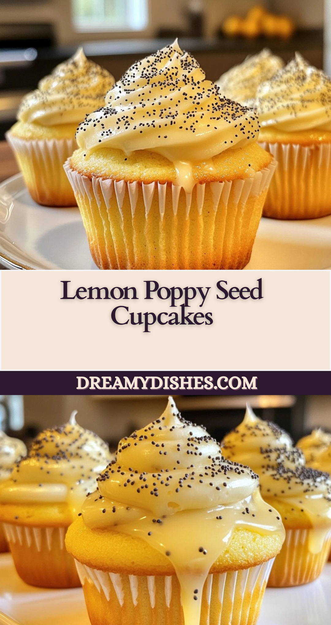 Lemon Poppy Seed Cupcakes