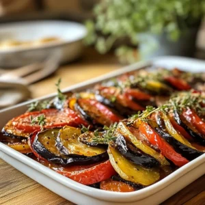 Rustic Baked Ratatouille Bake