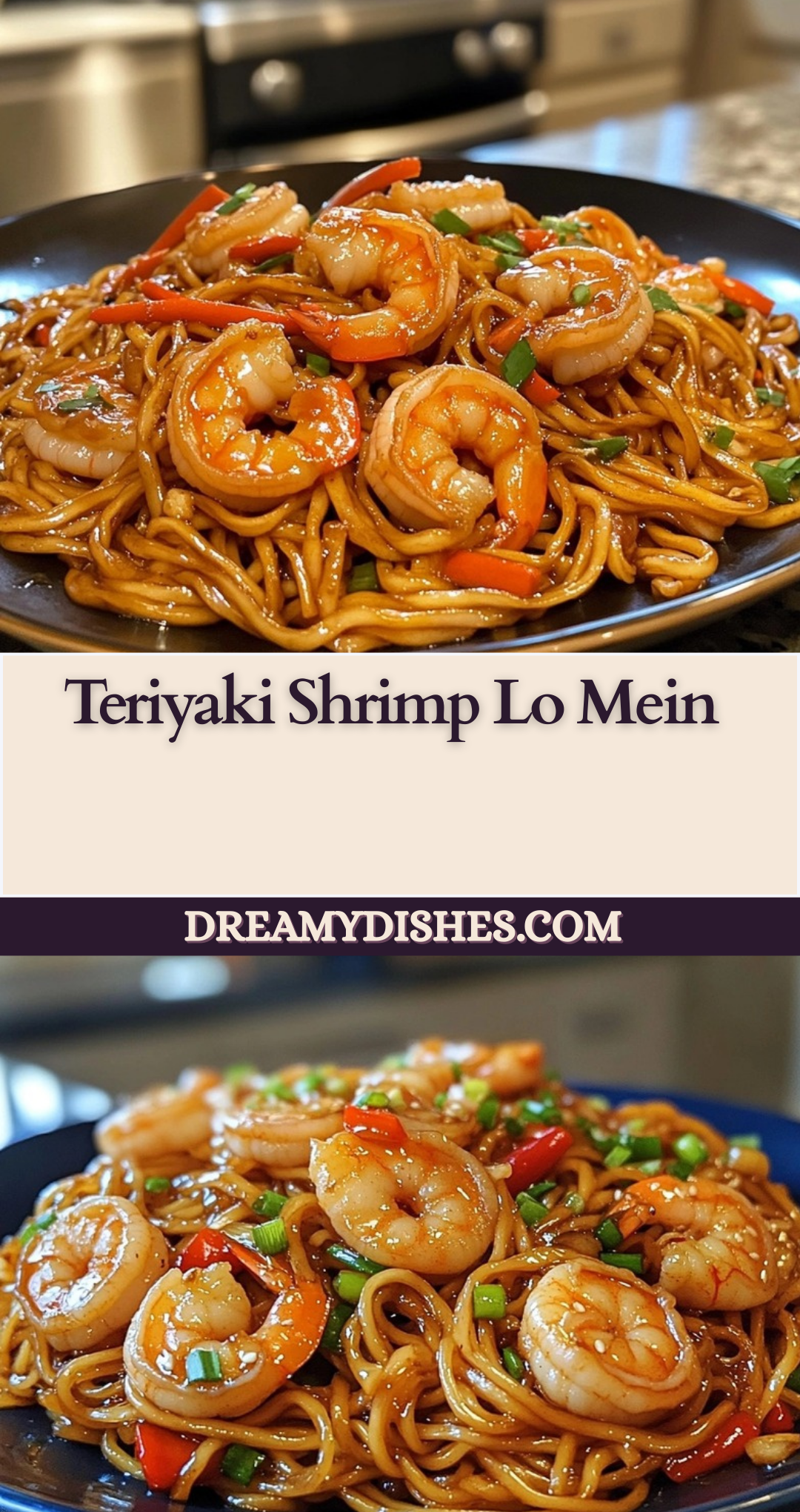Teriyaki Shrimp Lo Mein