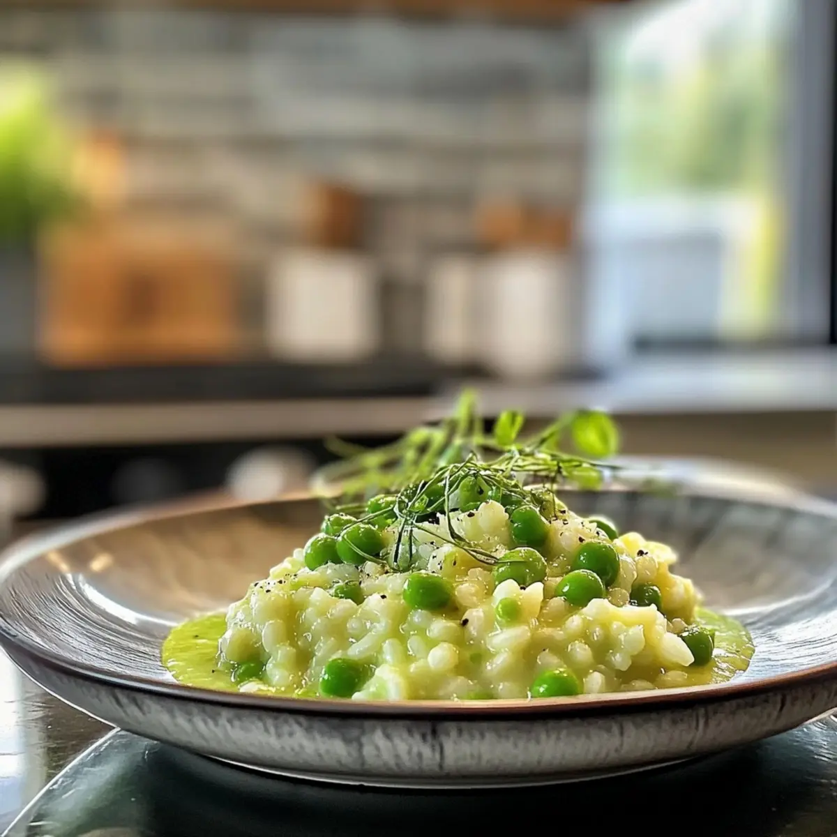 Spring Pea Risotto