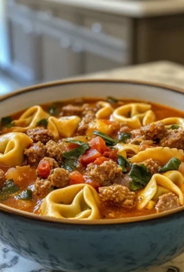Italian Sausage Tortellini Soup