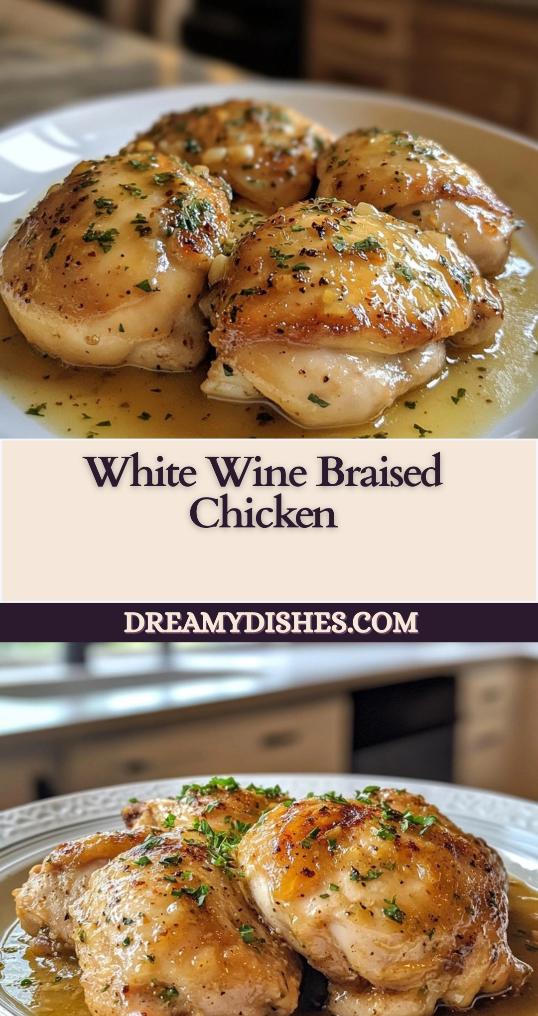 White Wine Braised Chicken