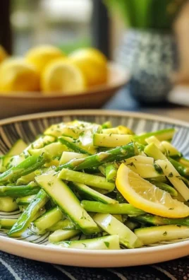 Shaved Asparagus Lemon Salad