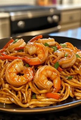 Teriyaki Shrimp Lo Mein