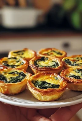 Mini Spinach Ricotta Quiches