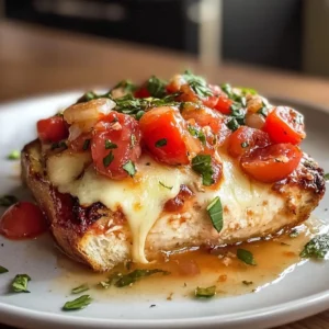 Bruschetta Chicken Bake