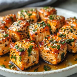 Air Fryer Furikake Salmon Bites