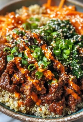 30-Minute Korean Beef and Quinoa Bowls