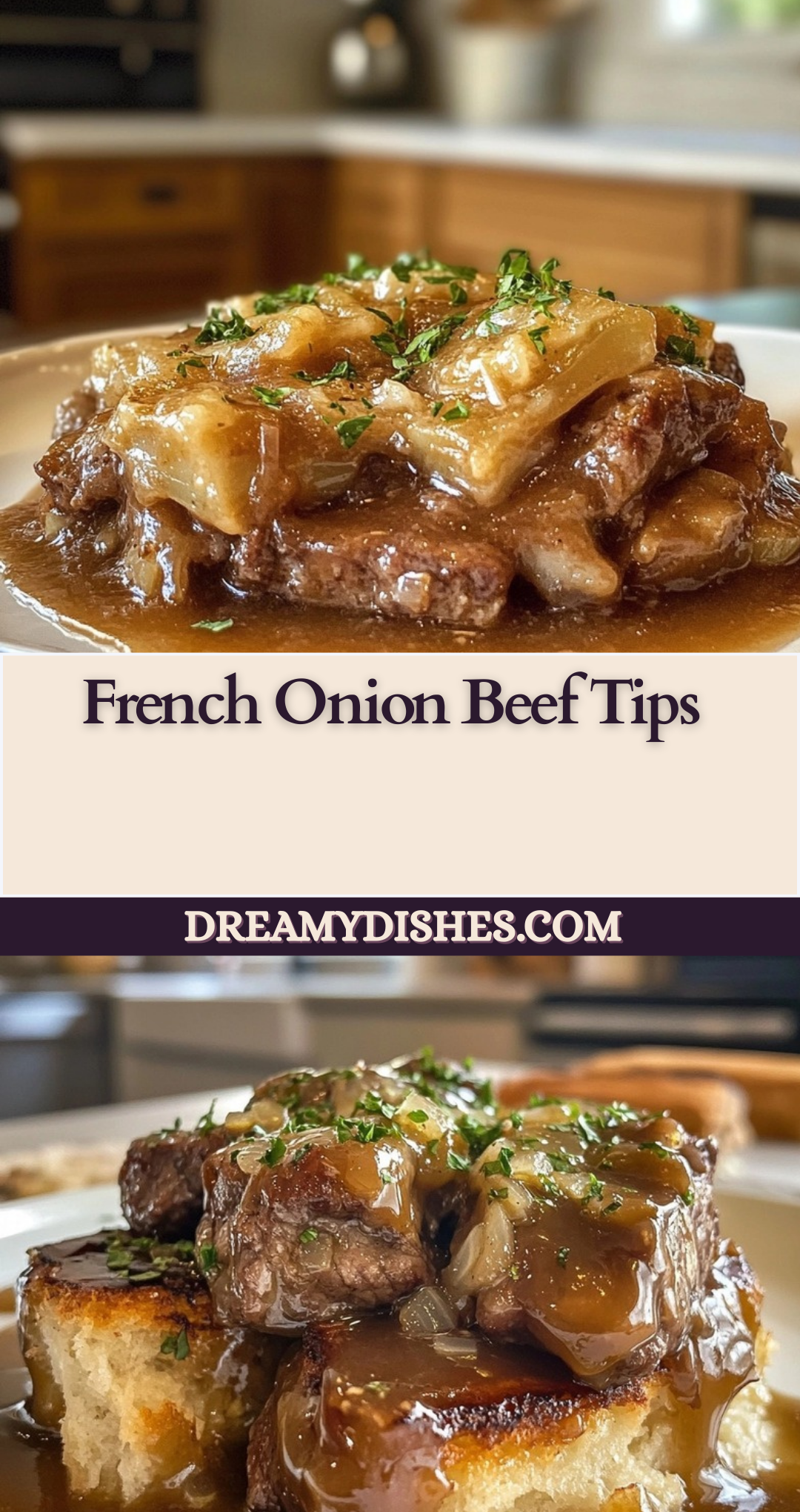 French Onion Beef Tips
