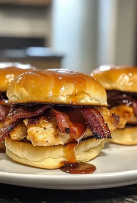 Maple Chicken Bacon Sliders